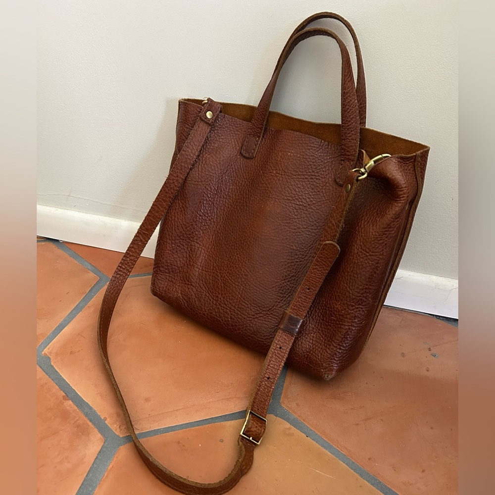 Portland Leather Medium Tote Bag - Picture 6 of 6